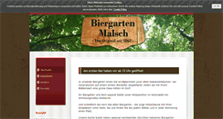 Desktop Screenshot of biergarten-malsch.de