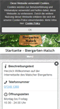 Mobile Screenshot of biergarten-malsch.de